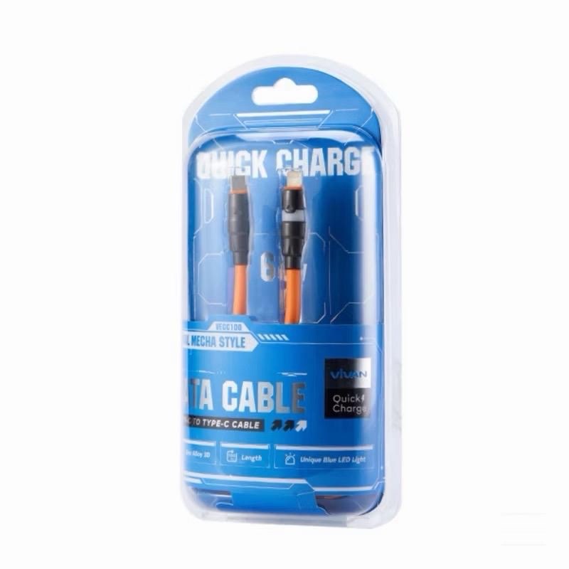 Vivan VECC100 Cable Data 60W Fast Charging Type-C to Type-C