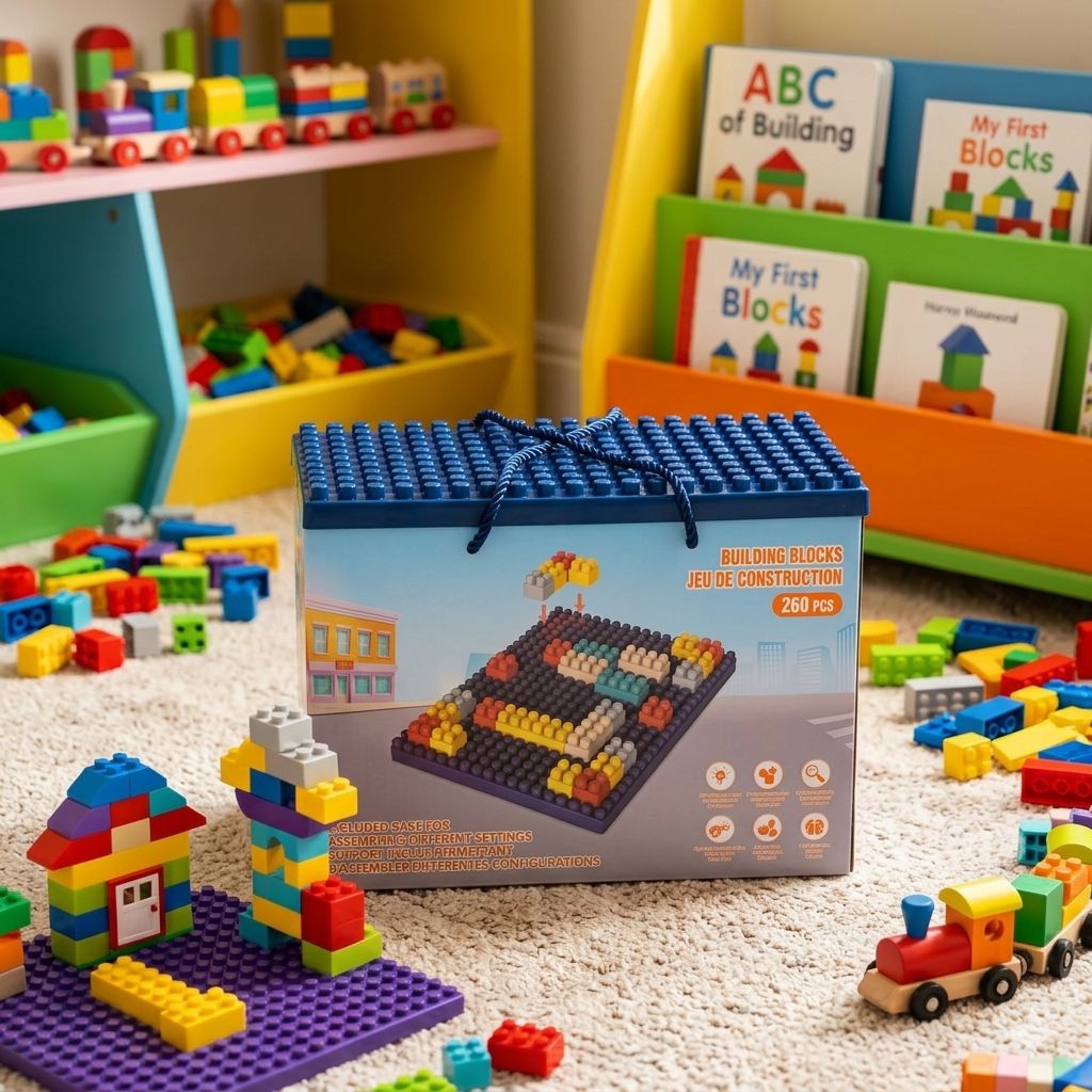 MINIS0  Basic Element Big-Piece Building Blocks Slide (260pcs)
