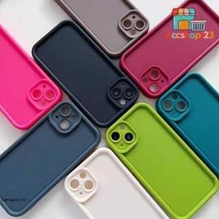 SOFTCASE CASE ROSE SILIKON MACARON SOLID UNTUK SAMSUNG A27 AS