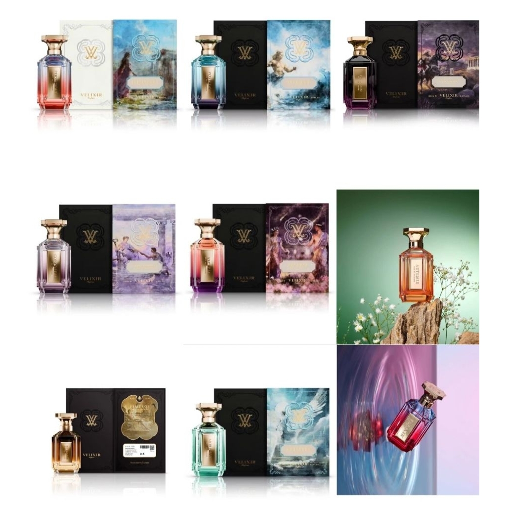 VELIXIR CONCORDIA, POSEIDON, ASTERIA PARFUM 35 ml