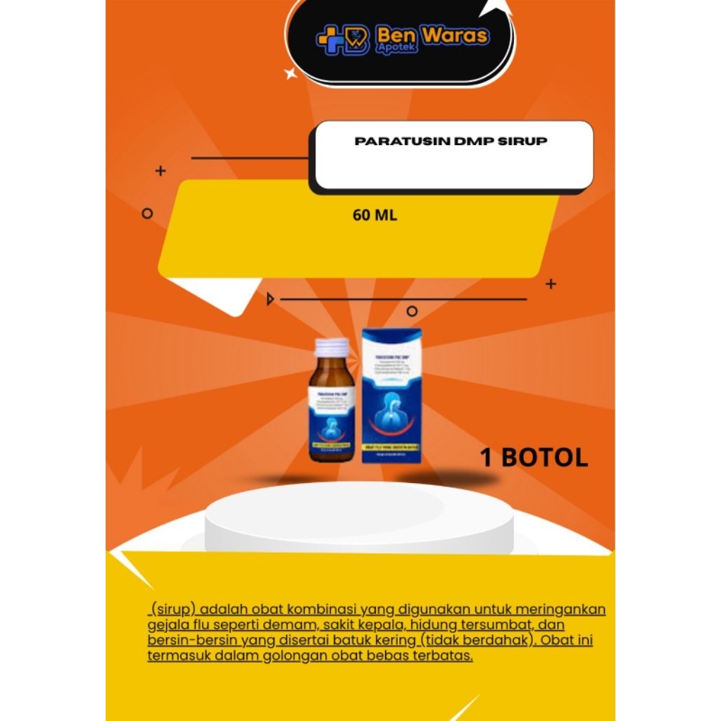 Paratusin DMP sirup 60ml