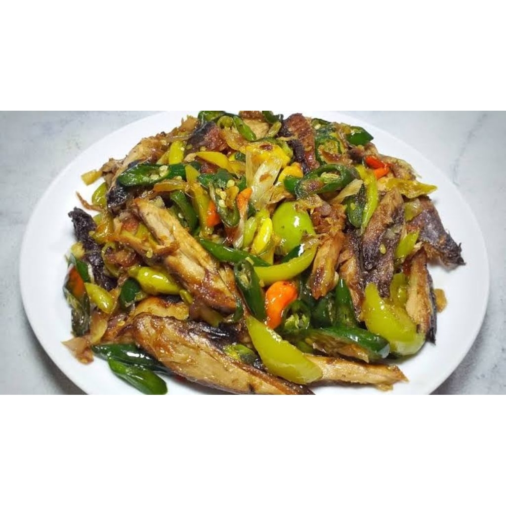 Oseng Tongkol Cabe Ijo