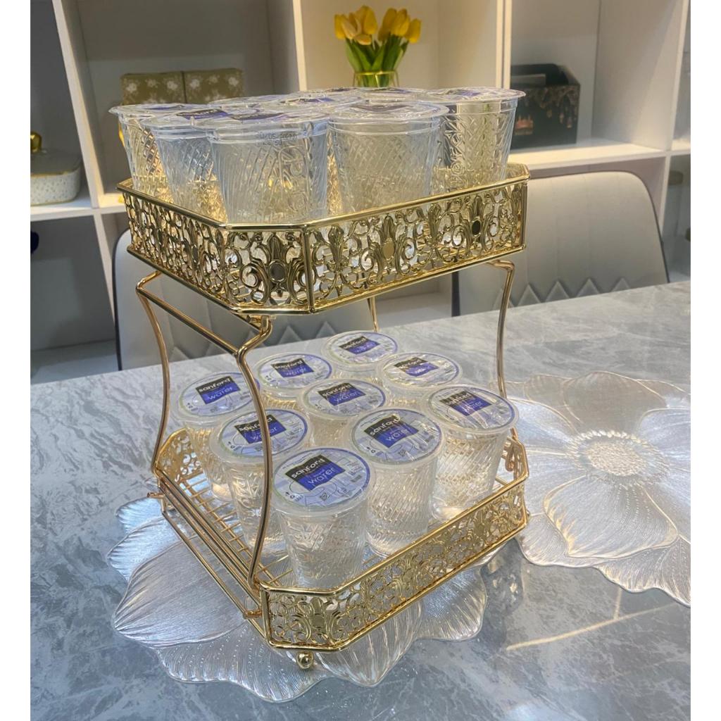 RAK AQUA MOTIF BUNGA GOLD