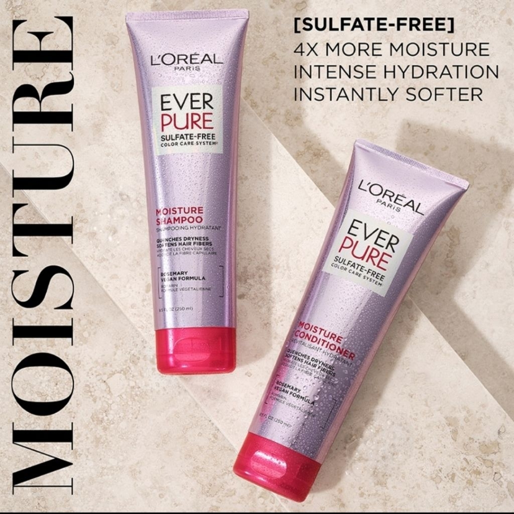 loreal moisture shampo ever pure