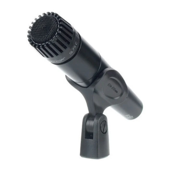 Behringer SL 75 C Cardioid Dynamic Microphone