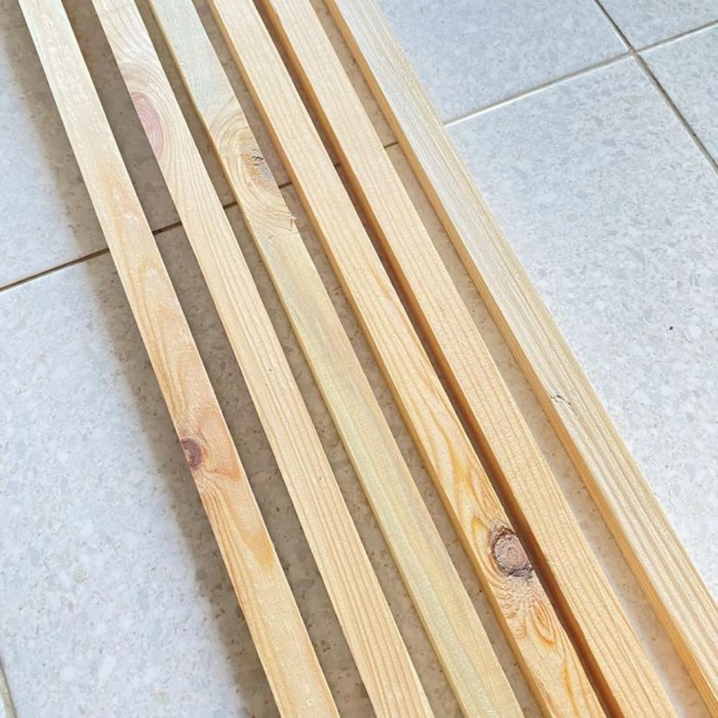 Lis Kayu Jati 2x2 Grade A