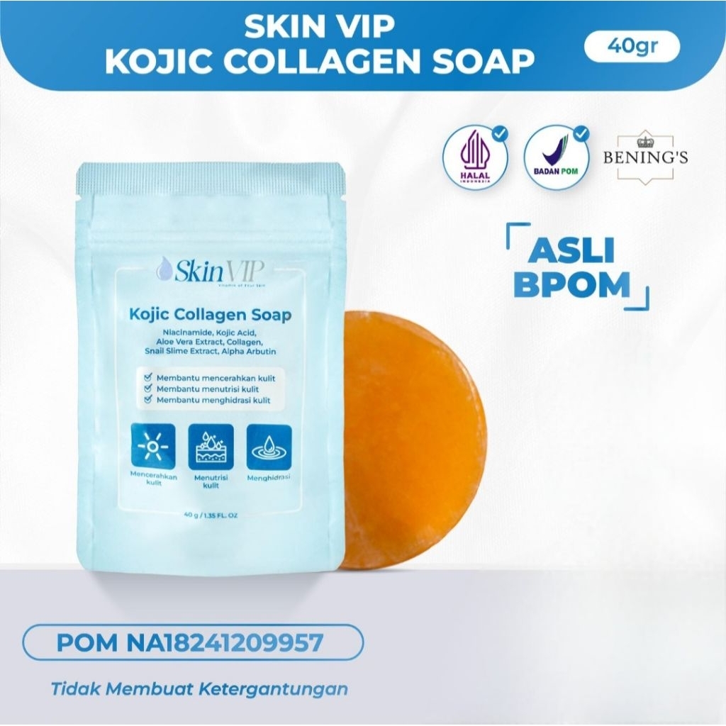 Bening's - SKINVIP Kojic Collagen Soap