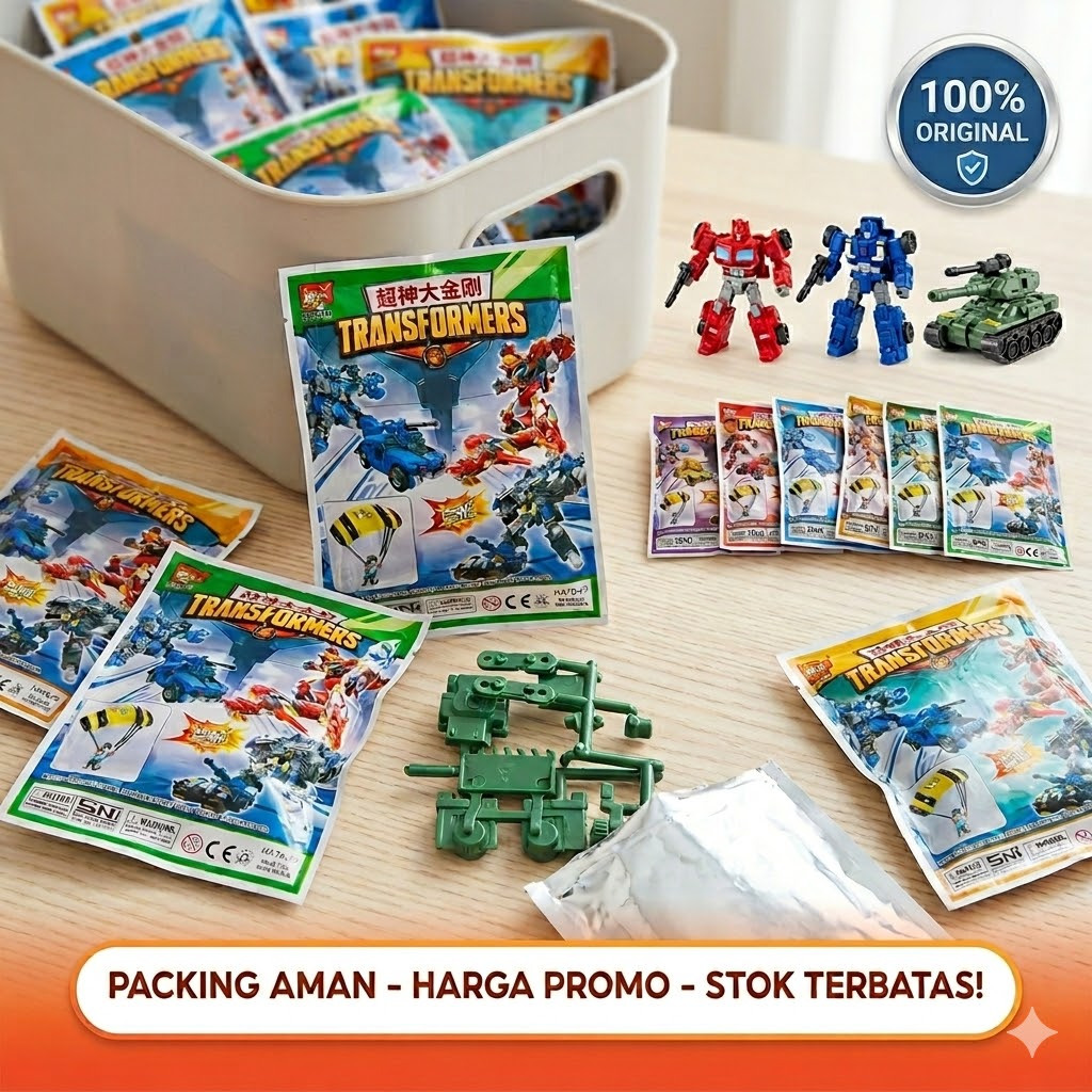 RAKITAN TRANSFORMERS/ROBOT JOIT ISI 50PCS