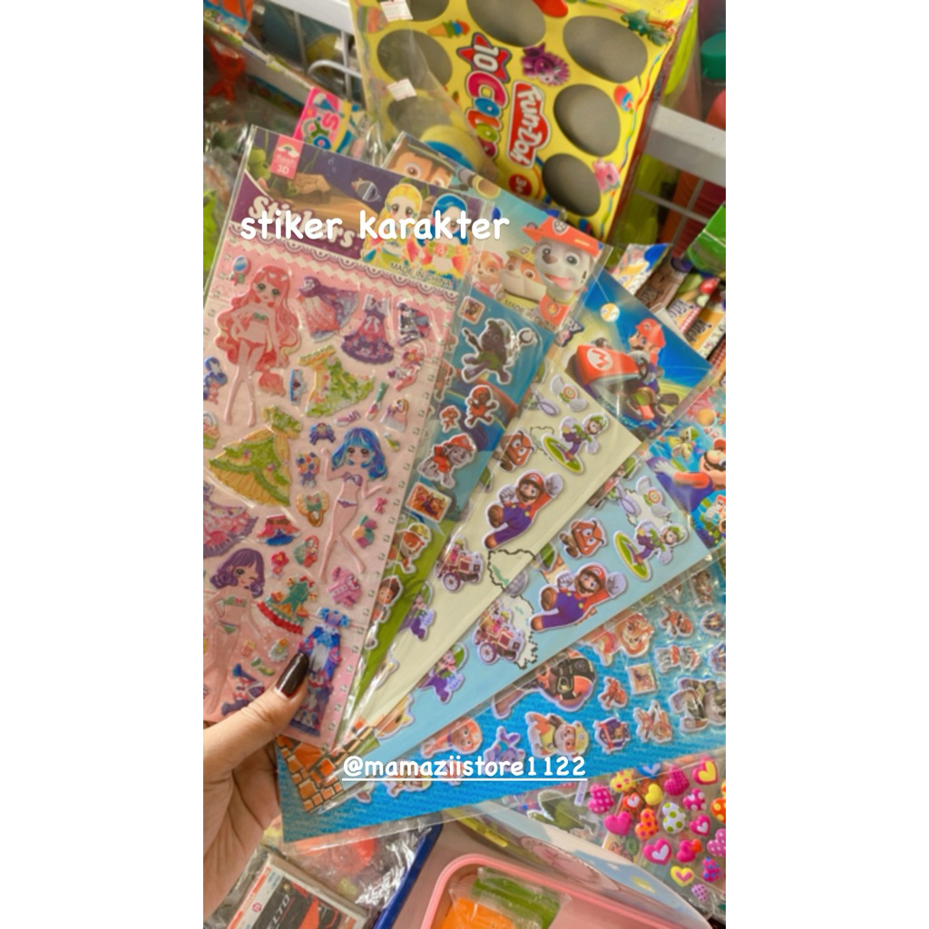 stiker karakter