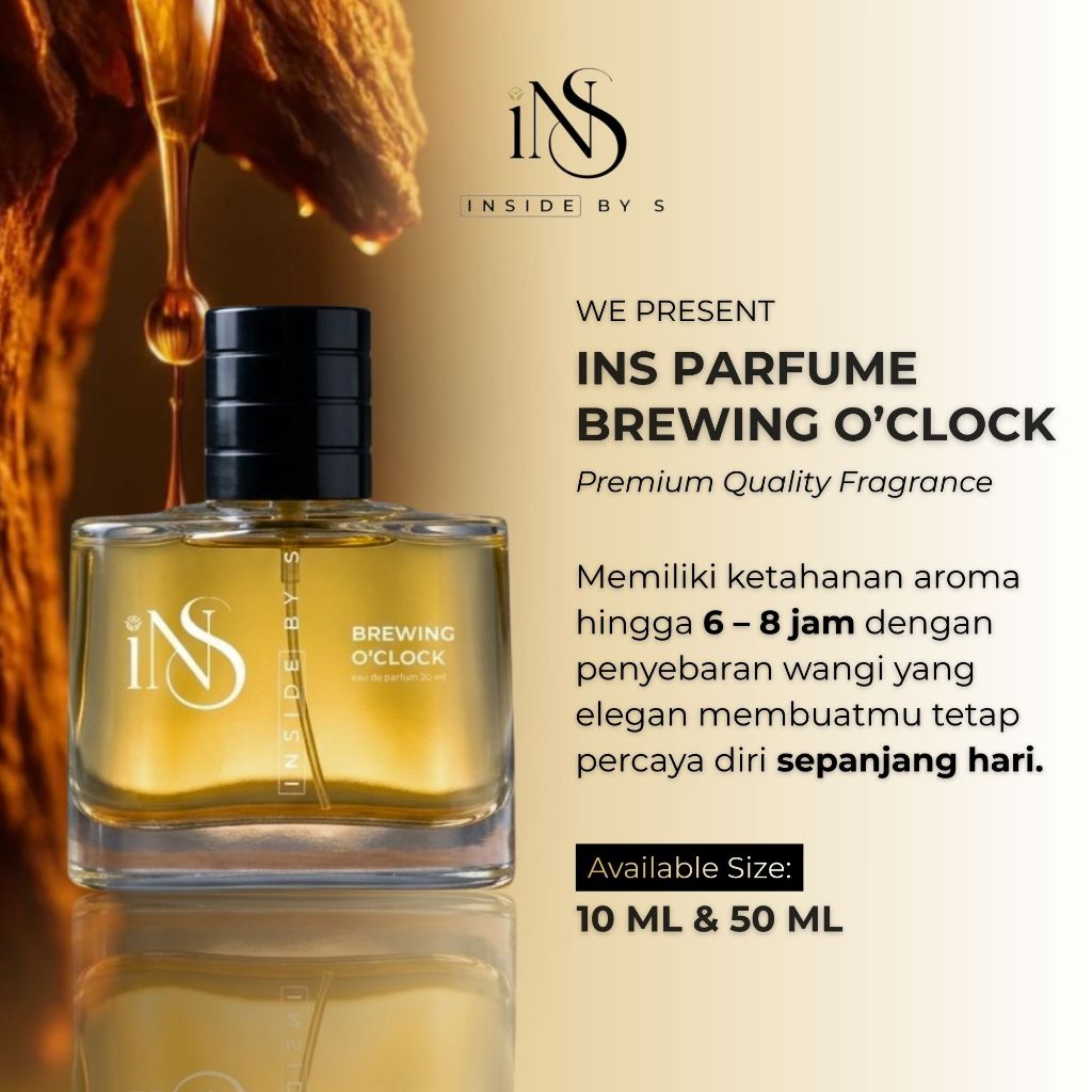 INS - Brewing O'Clock 50ml | Eau De Parfum - Parfum Pria