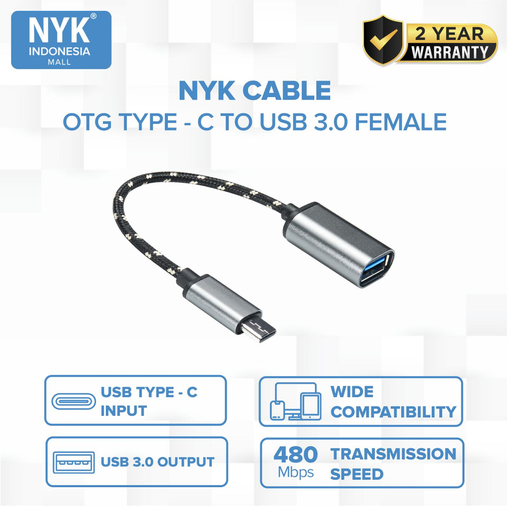 NYK OTG Kabel Tali TYPE C 3.0 USB COD