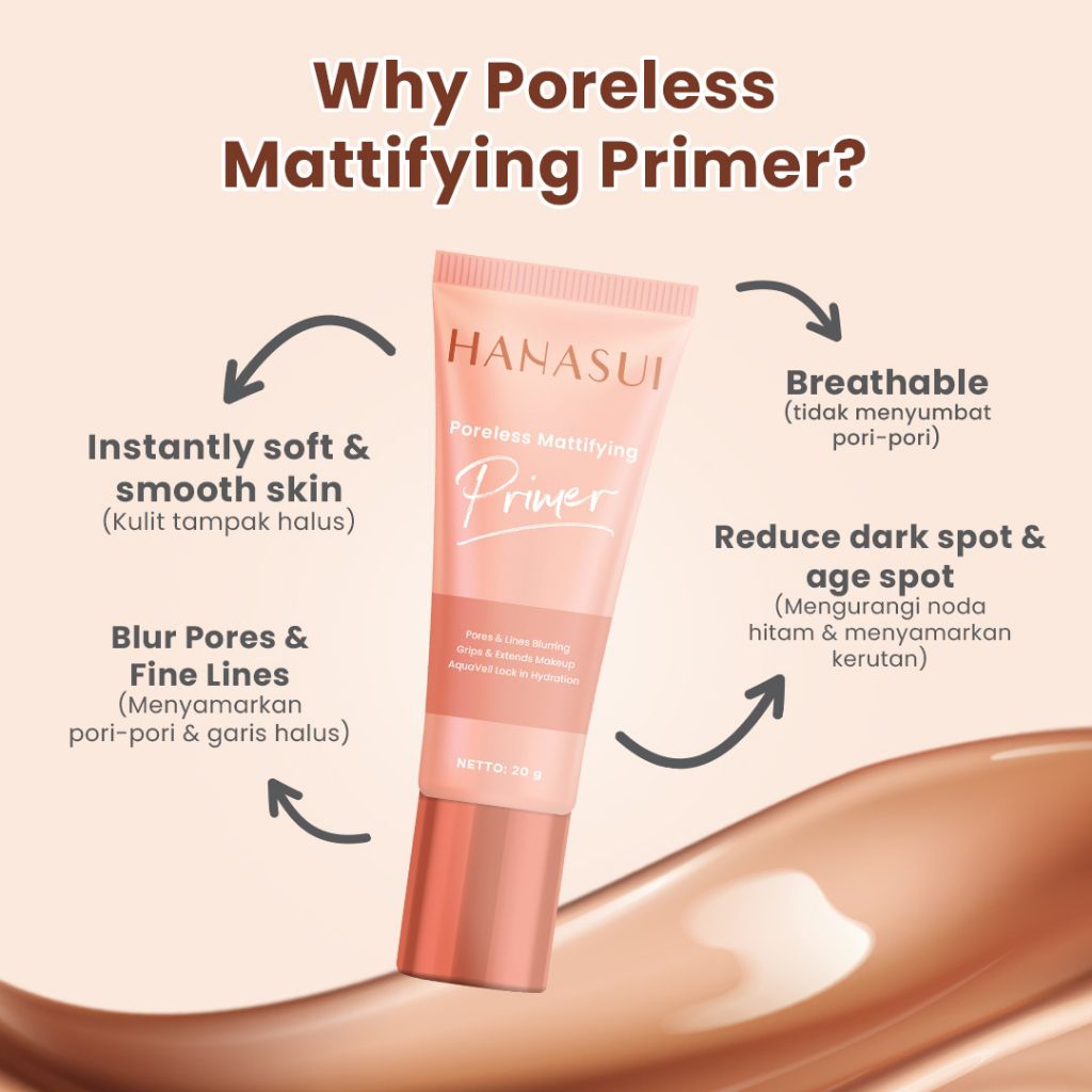 HANASUI - PORELESS MATTIFYING PRIMER