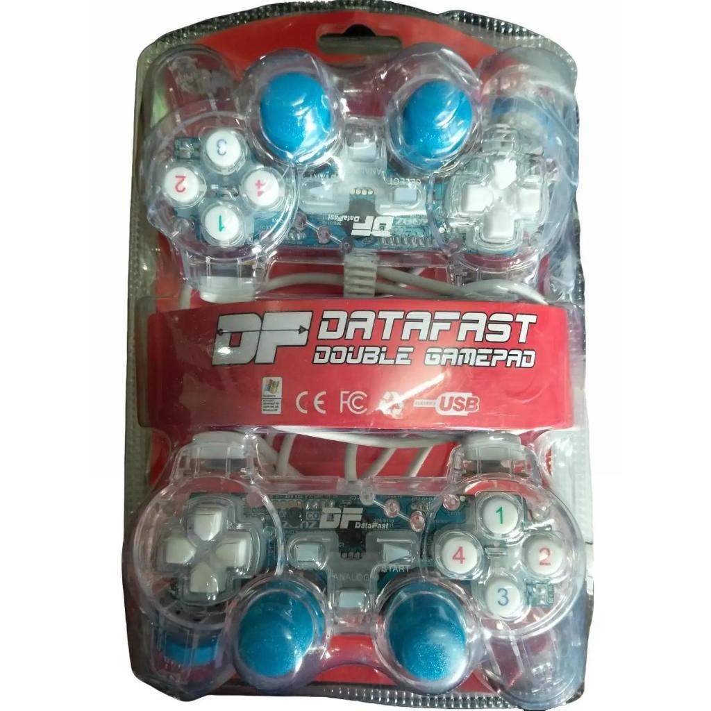Gamepad Stick PC Laptop PS Double Transparan Datafast