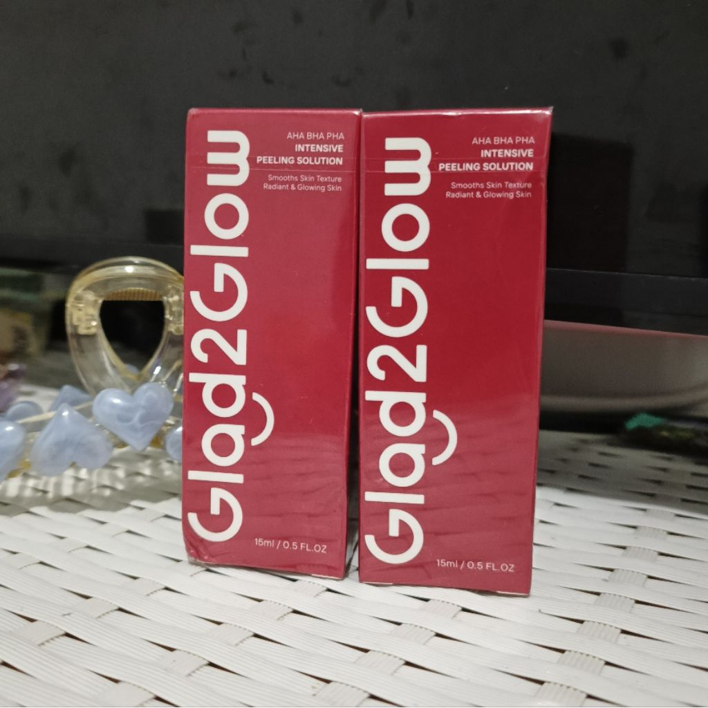 ( New ) Glad2Glow Aha Bha Pha Intensive Peeling Solution