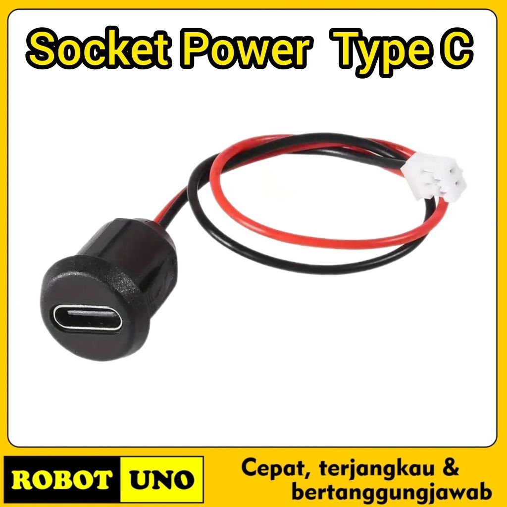 Socket Power Type C Female Connector Socket USB Type C