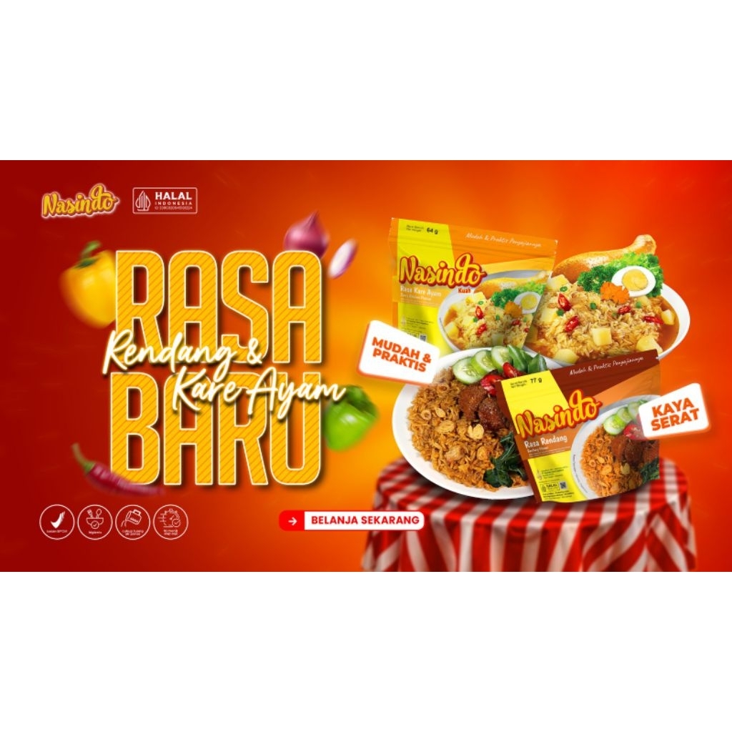 NASINDO RASA KARE & RENDANG (Satuan)