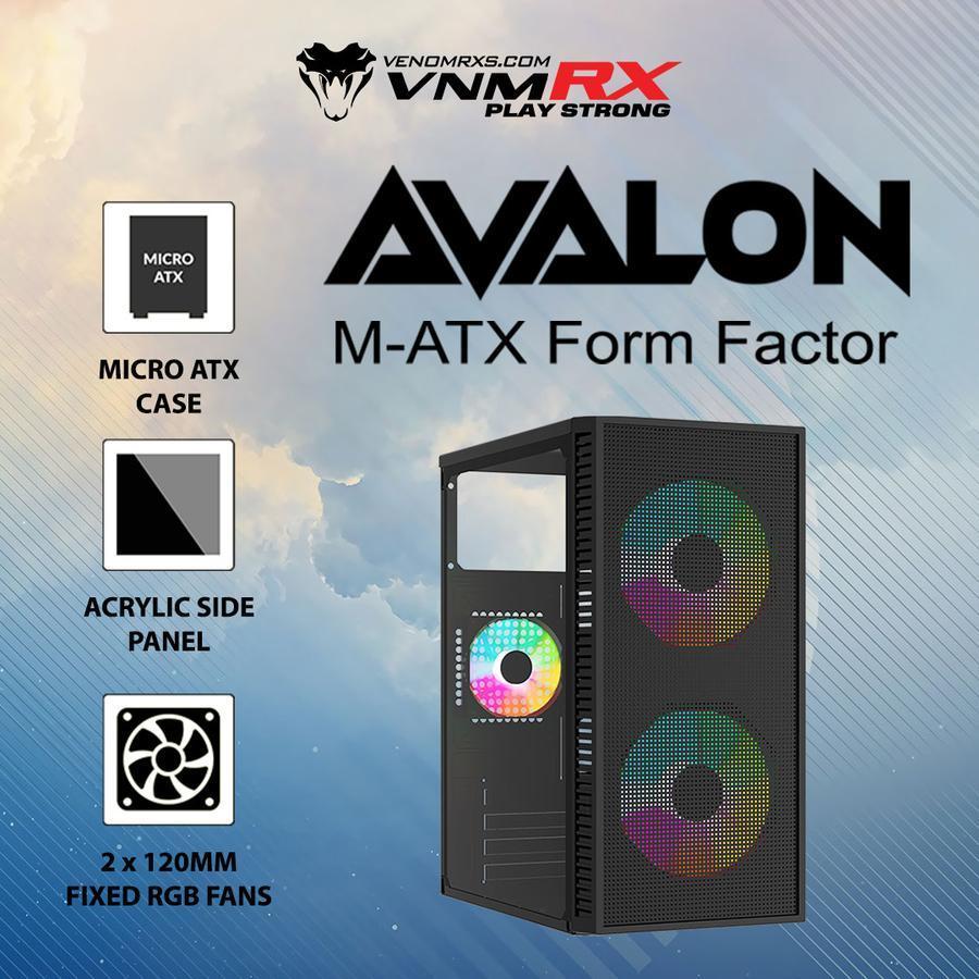 VENOMRX AVALON INCLUDE 2 FAN RGB MATX CASING
