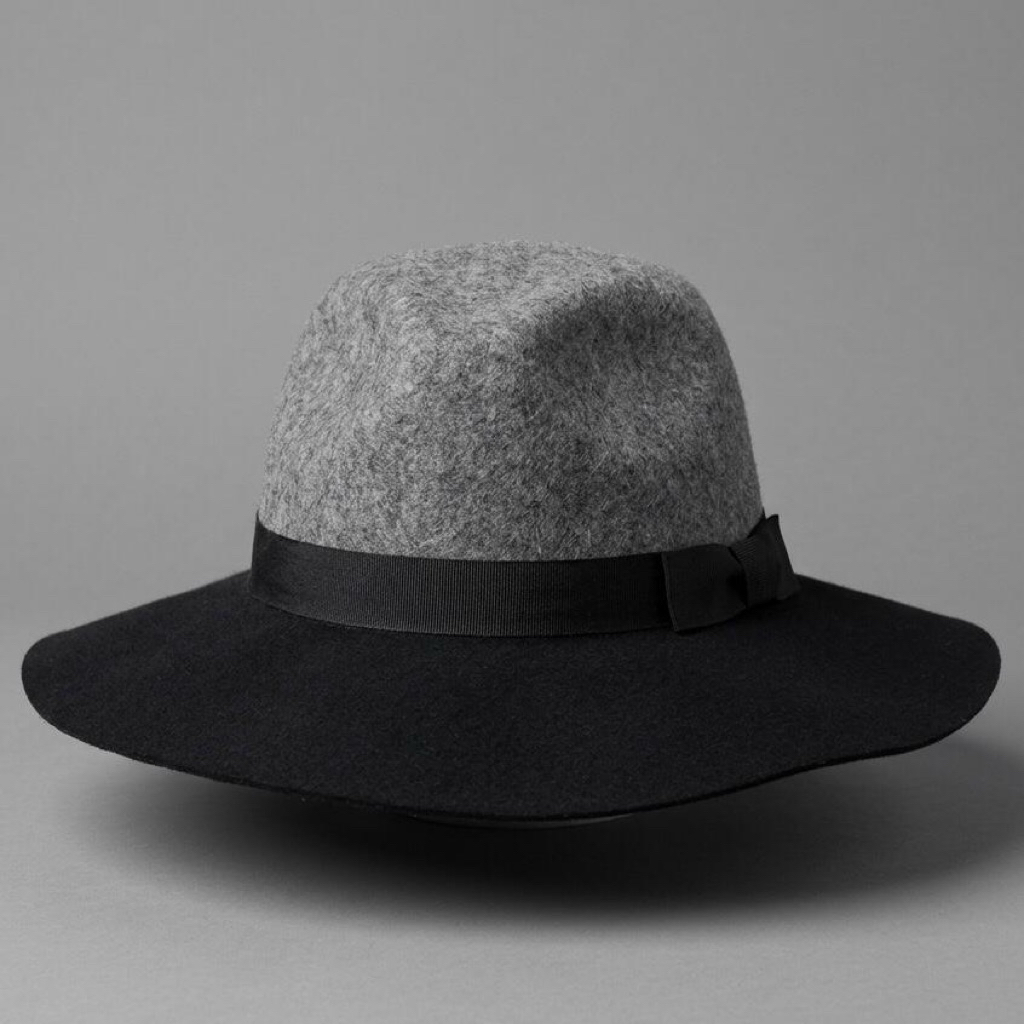Topi Brown Lebar Black