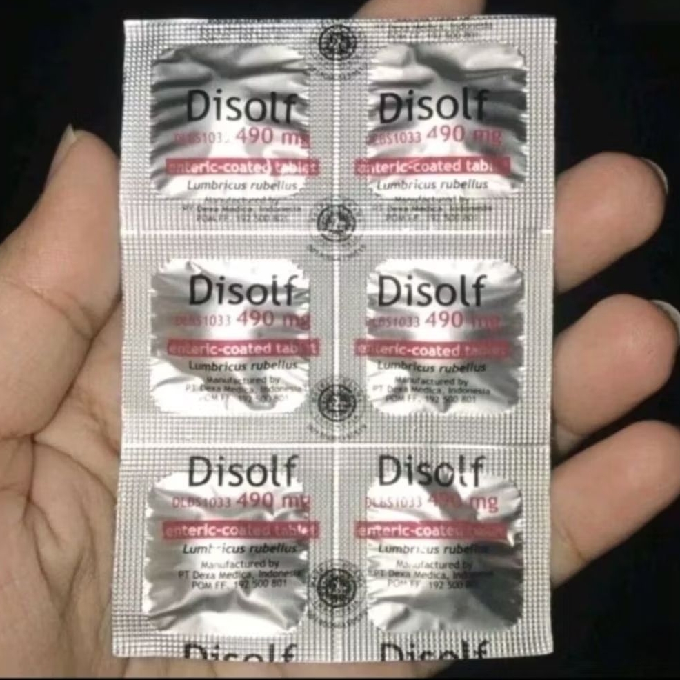 DISOLF 490 MG STRIP 6 TABLET