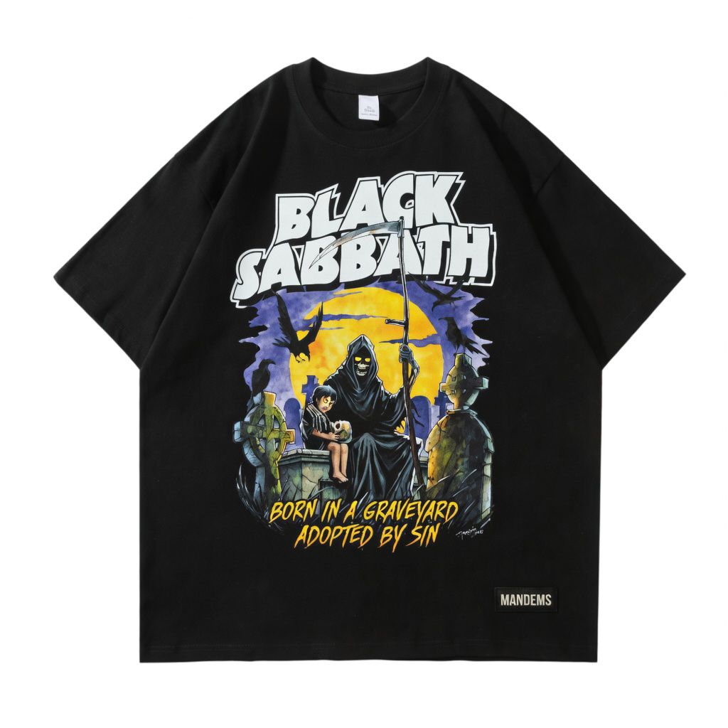 KAOS BLACK SABBATH CATTON COMBED 24S ORIGINAL
