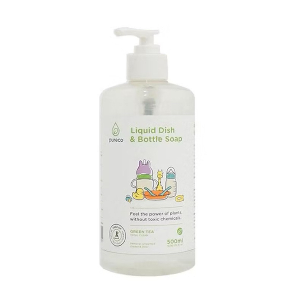 Pureco Liquid Dish Bottle Soap 500ml Pump
