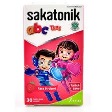 SAKATONIK ABC STRAWBERRY TABLET HISAP