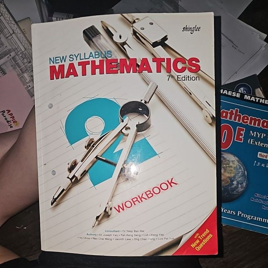 Buku Bekas Math Shinglee 2 7th Edition Workbook