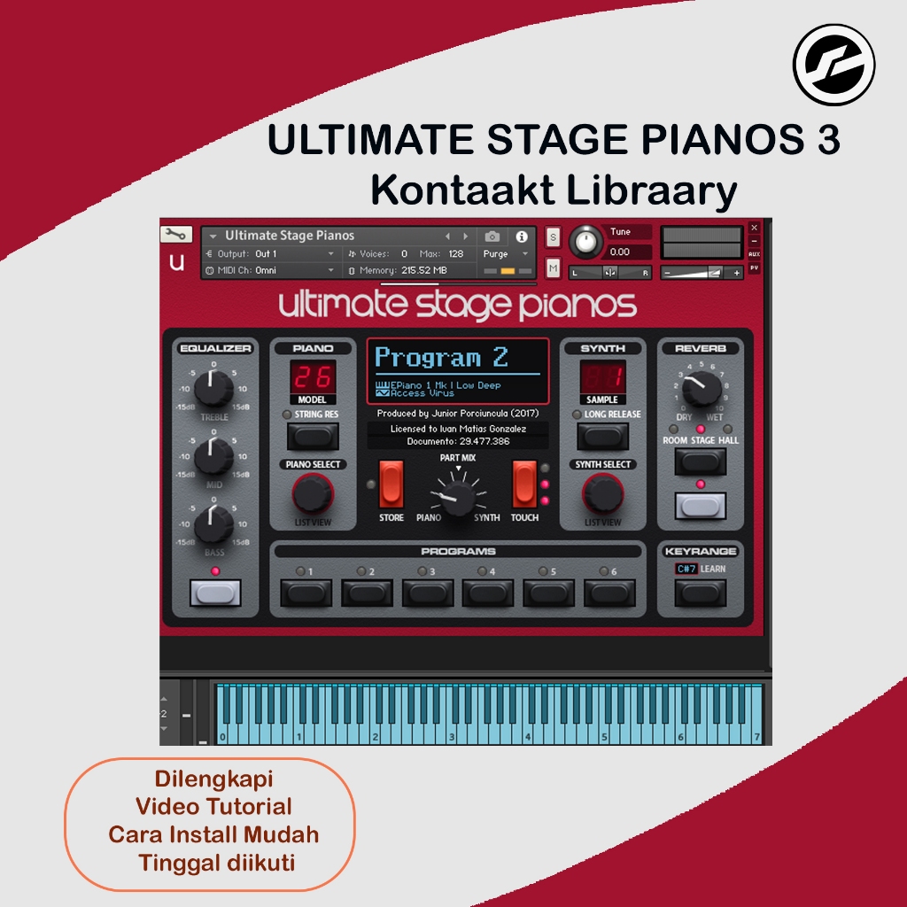 ULTIMATE STAGE PIANOS 3 Kontakt Library
