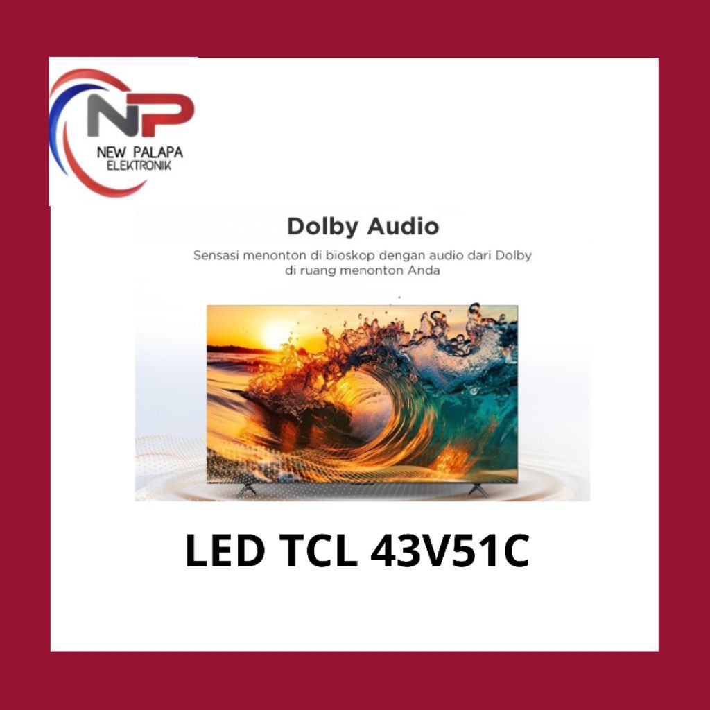 LED TCL 43V51C GEOGLE TV
