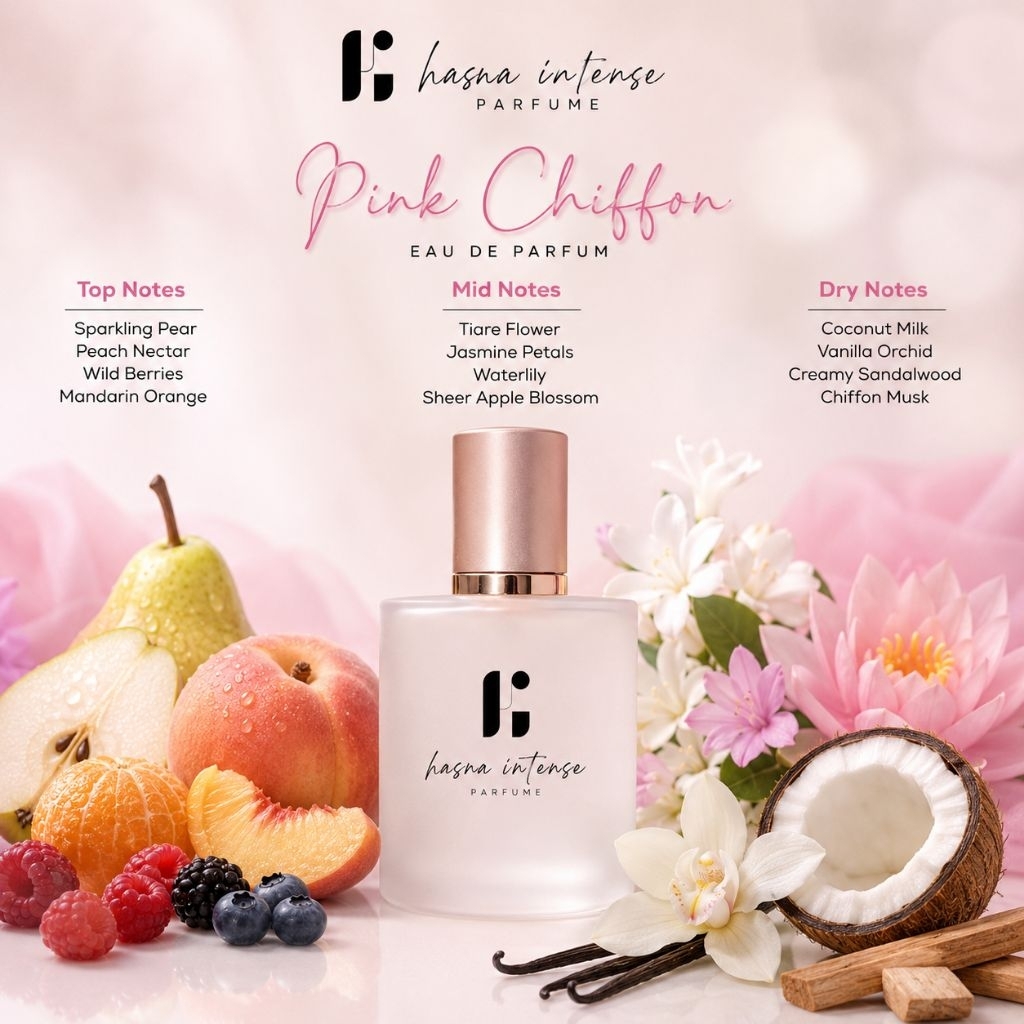 Hasna Intense Parfume Pink Chiffon