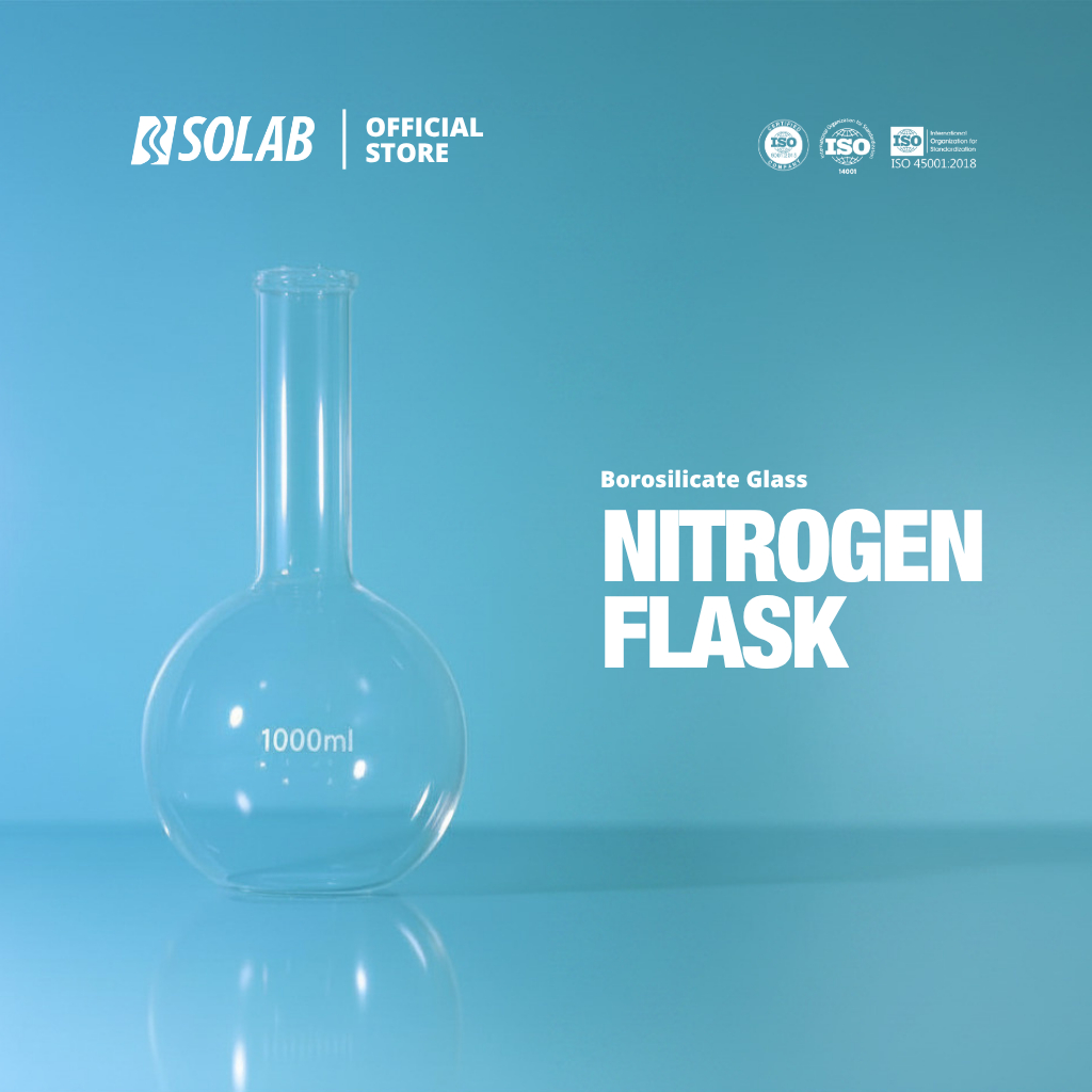 Nitrogen Flask Borosilicate Lab