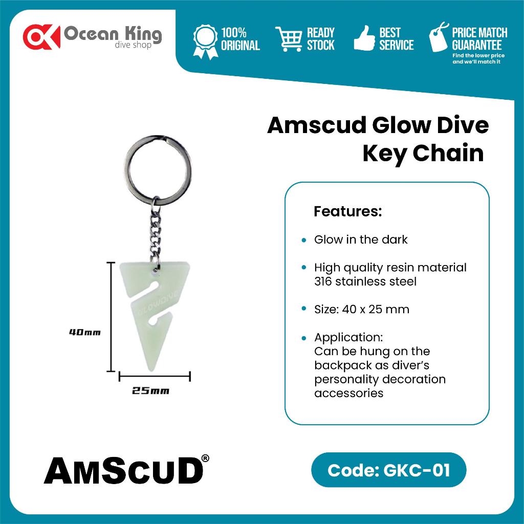 AMSCUD Glow Dive Key Chain