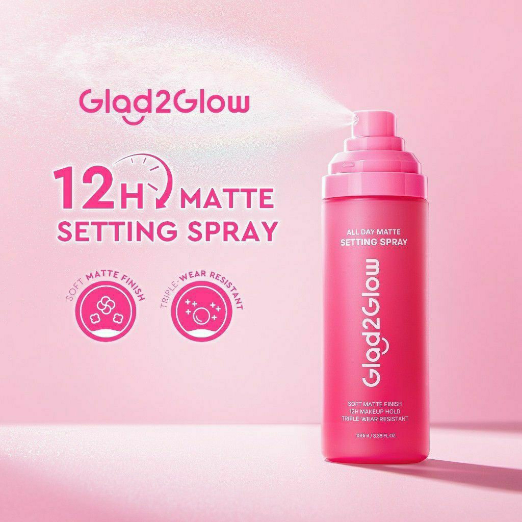Glad2glow All Day Matte Setting Spray