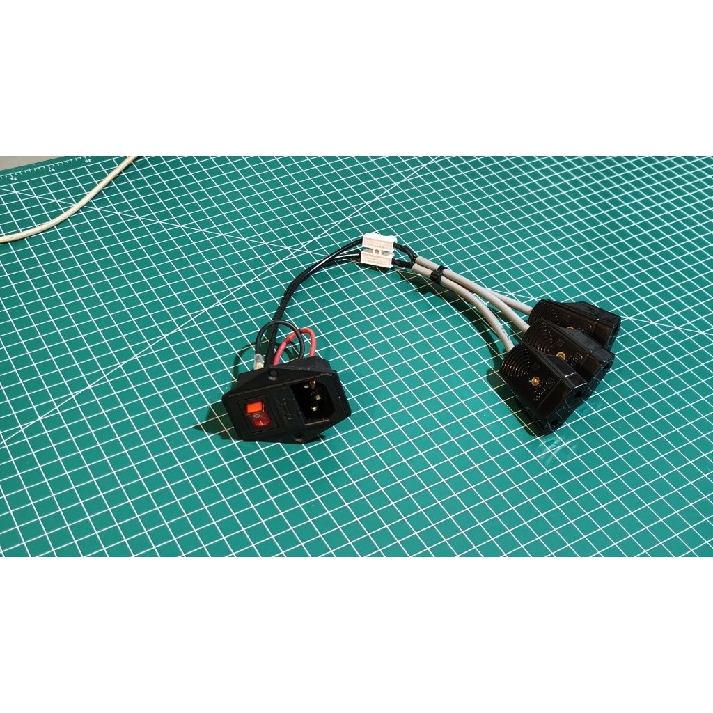 PnP Satu set socket AC playbox universal, steker 3 input