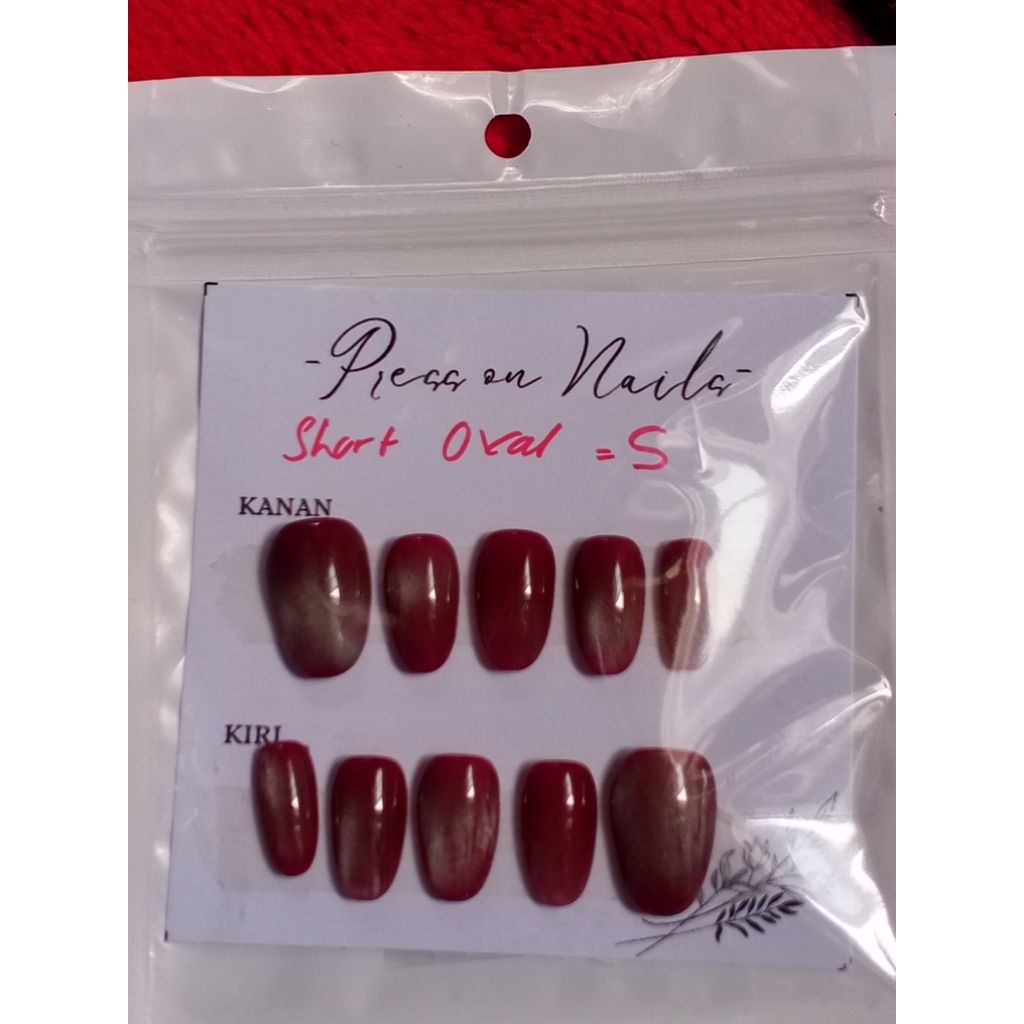 Press on nails cat eye premium