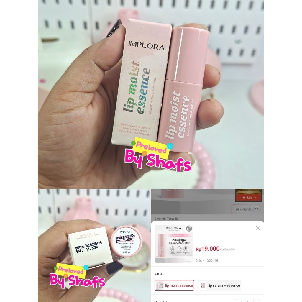 [NEW] Implora Lip Moist Essence Byshafs