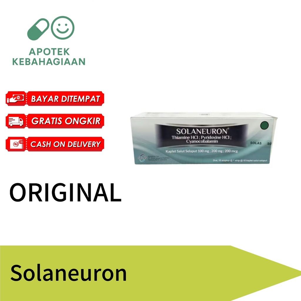 Solaneuron Strip Isi 10 Tablet Vitamin Suplemen