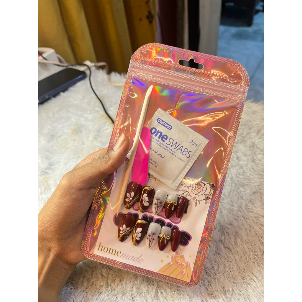 press on nails handmade