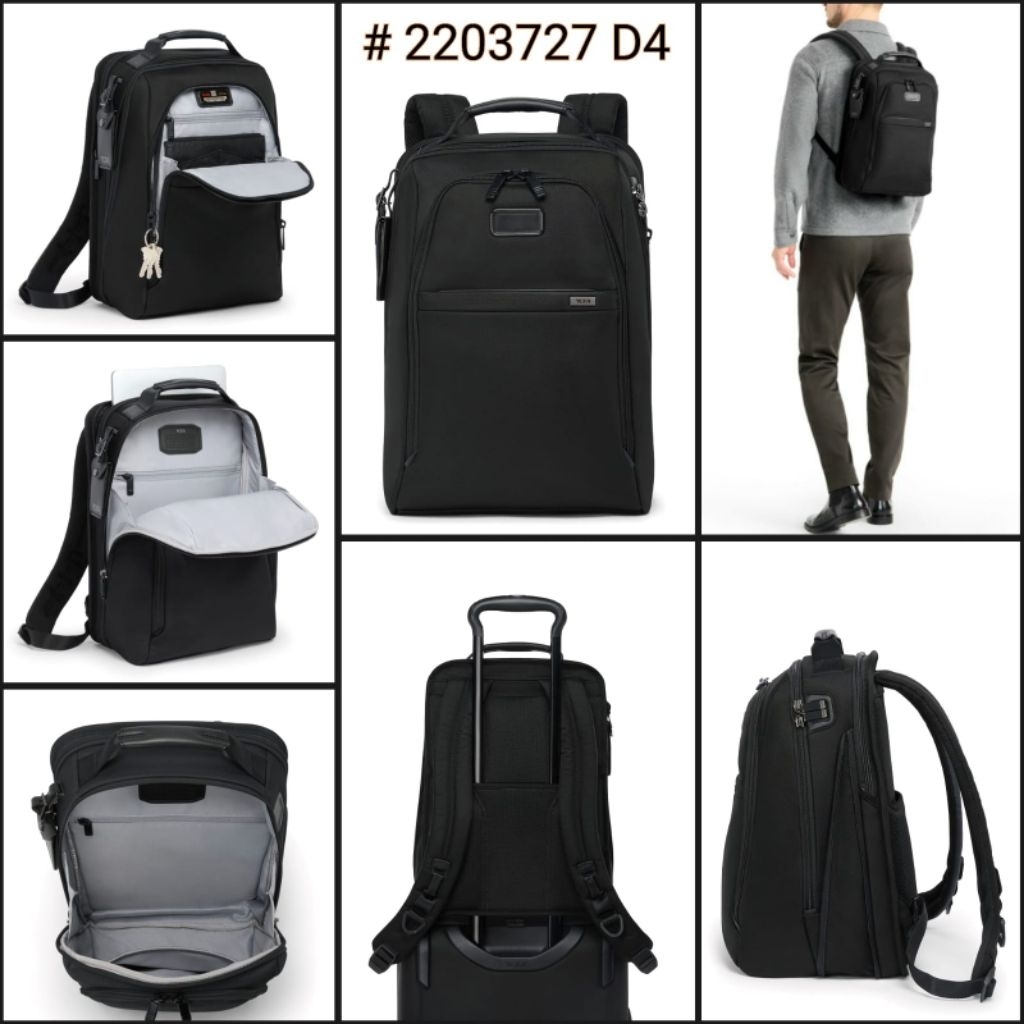 tas ransel nylon black backpack pria nilon