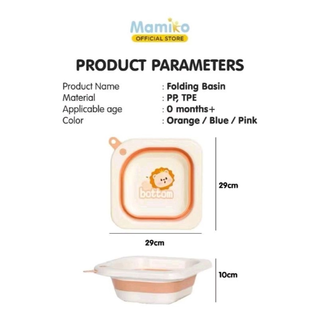 Mamiko Lion Foldable Basin