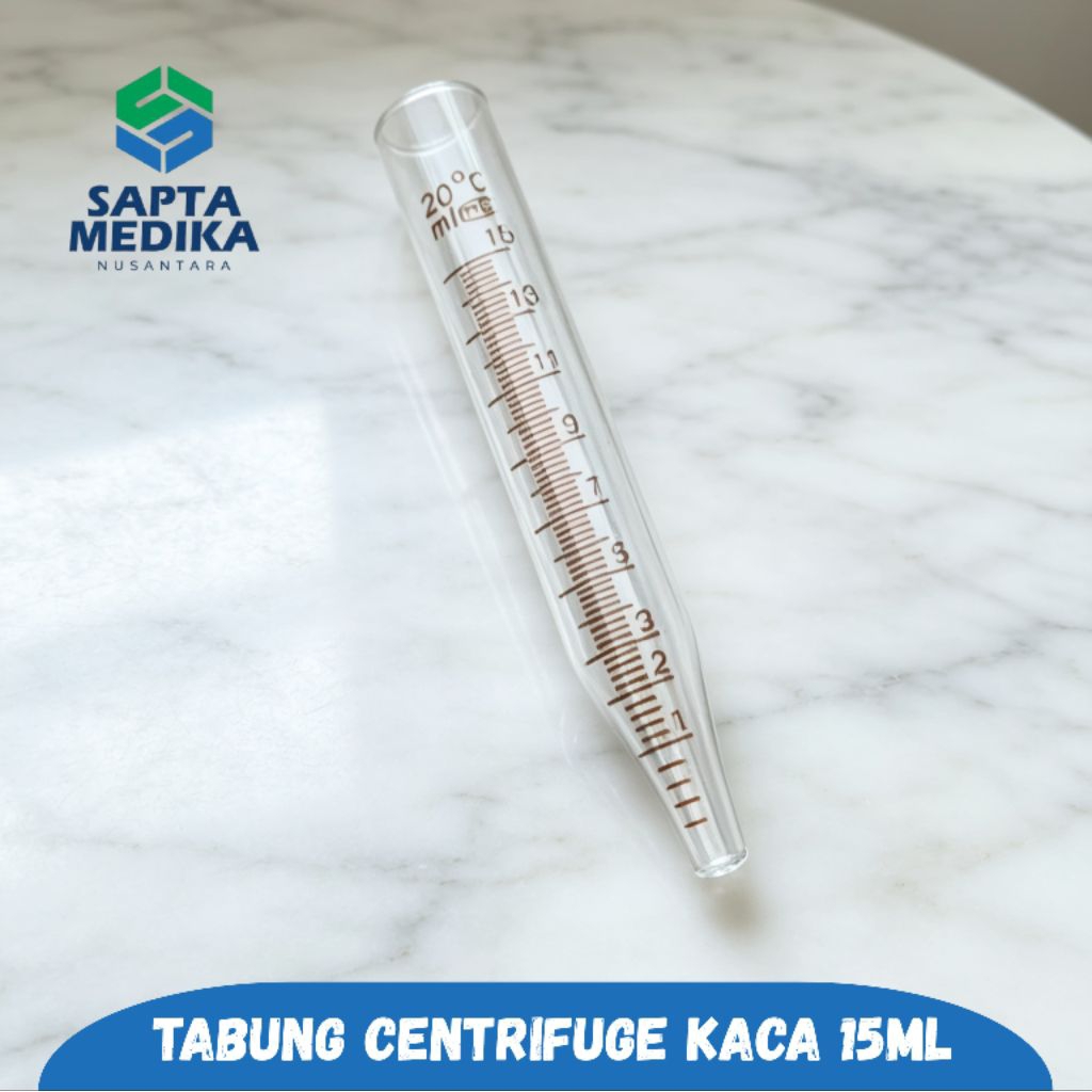 Tabung Centirifuge kaca 15ml