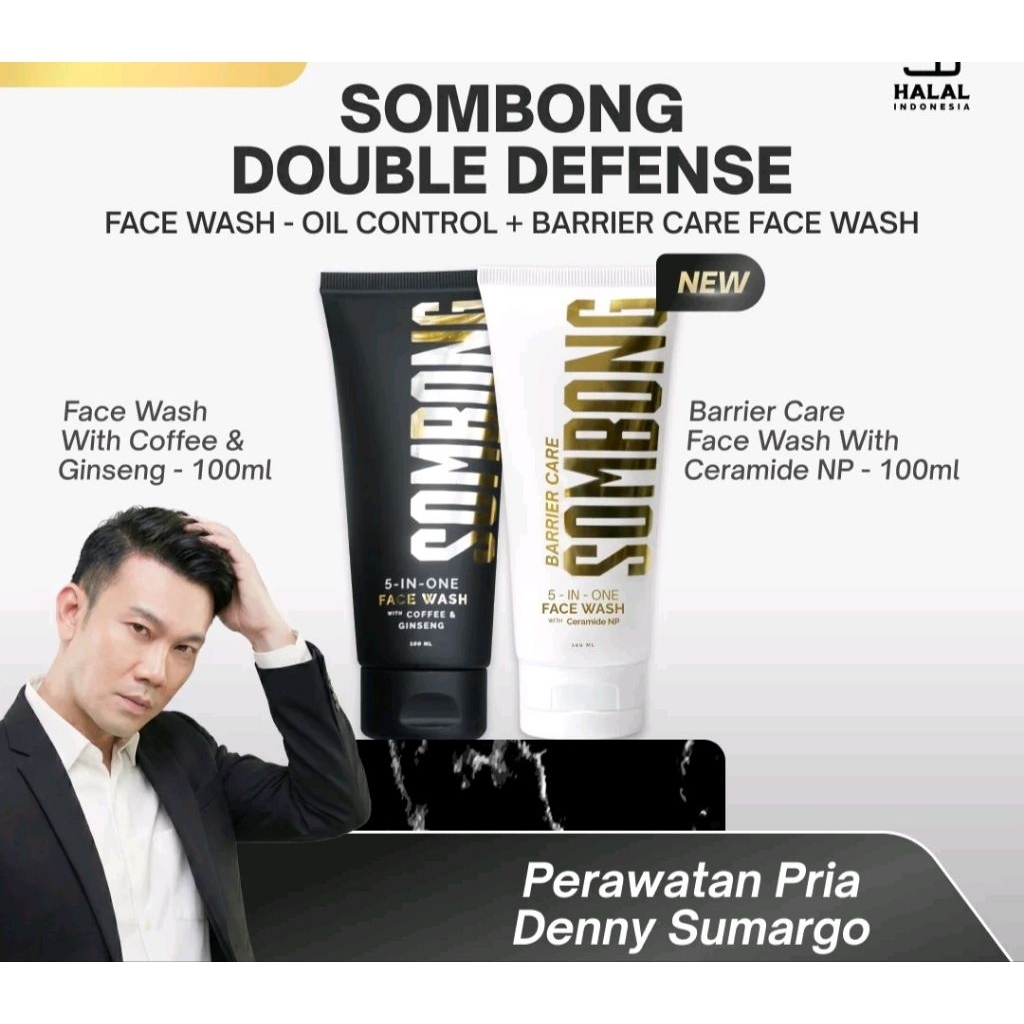 SOMBONG FaceWash 5In1 - 100ml
