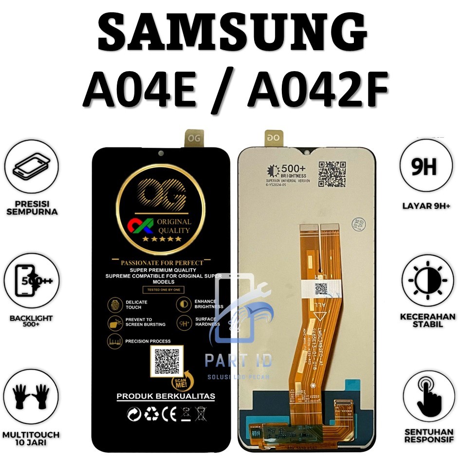 LCD TOUCHSCREEN SAMSUNG A04E / A042F COMPLETE ORIGINAL 100% FULLSET