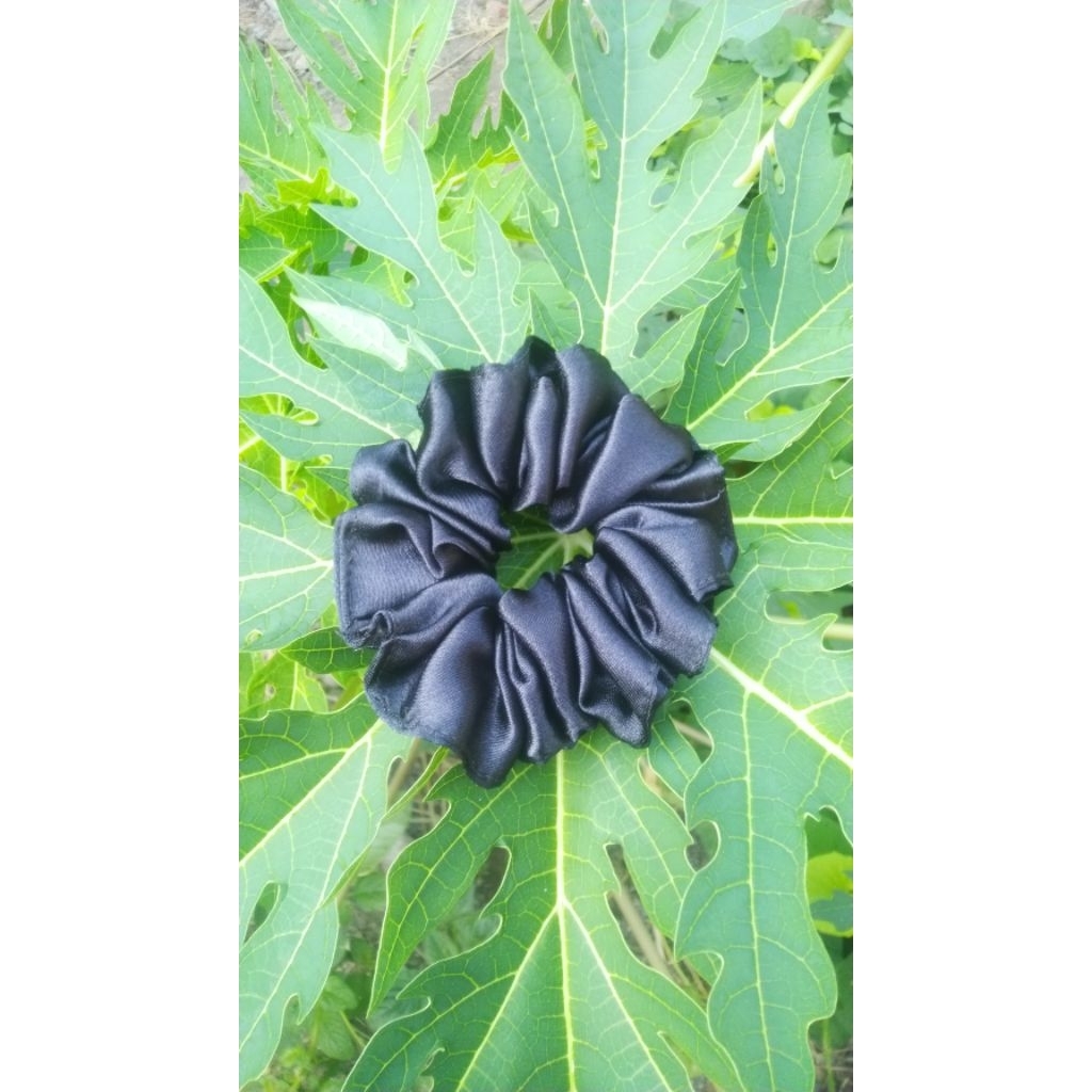 scrunchie ikat rambut korea