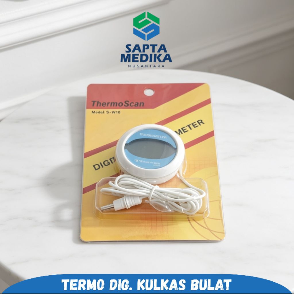 Termometer Kulkas Digital bulat Model S-W10