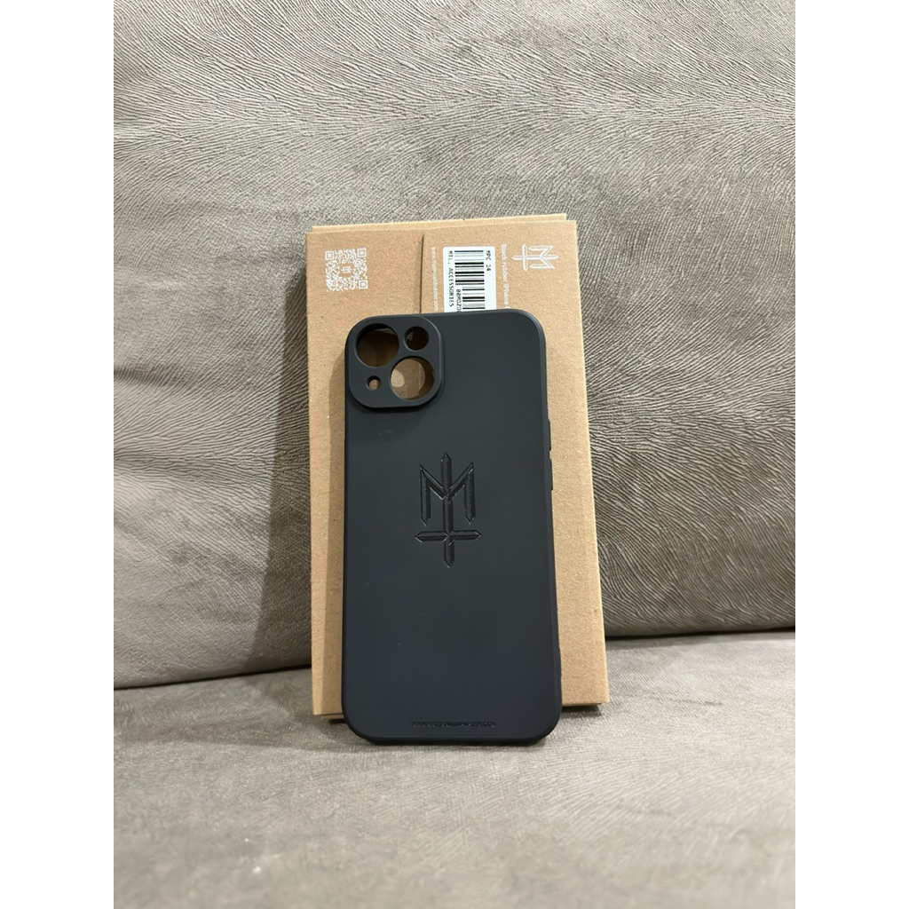 Black Rubber Case iPhone 14 original Maternal