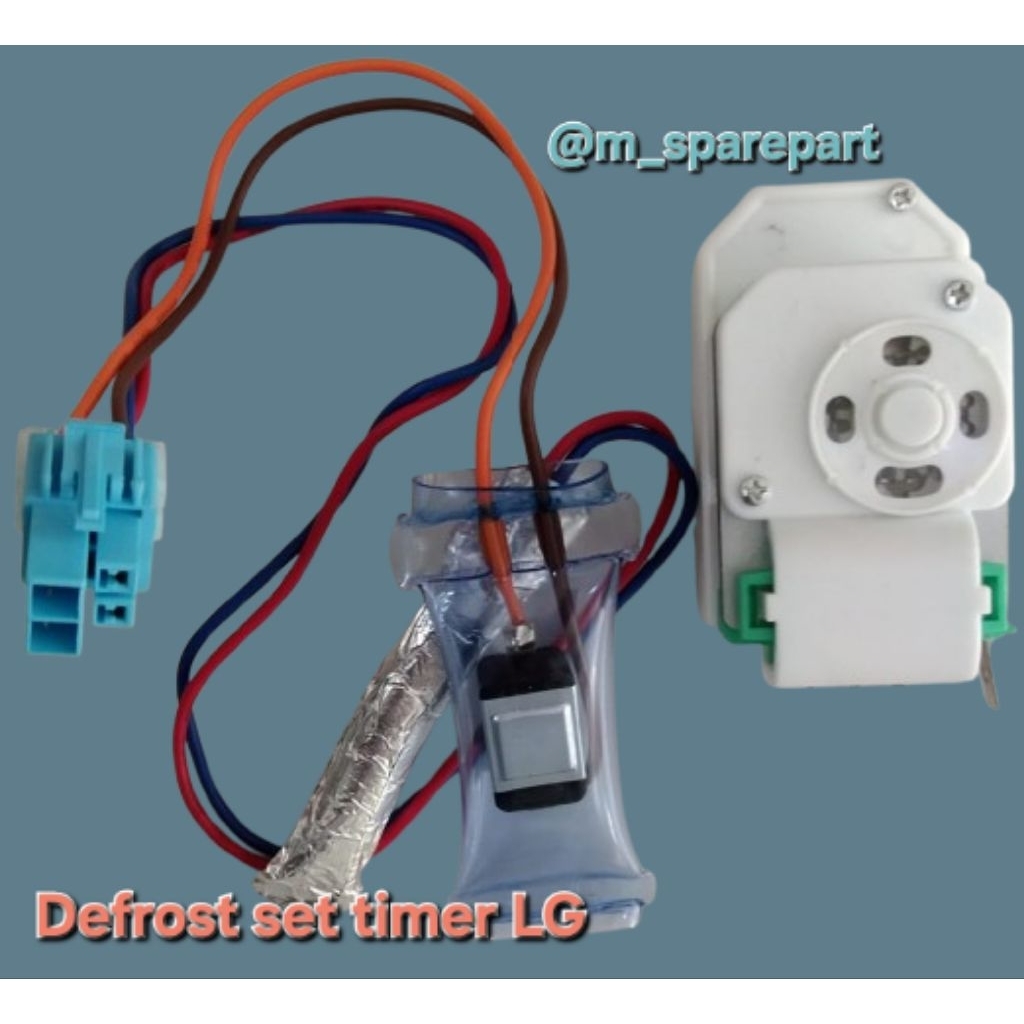 1 set Defrost fuse timer kulkas LG