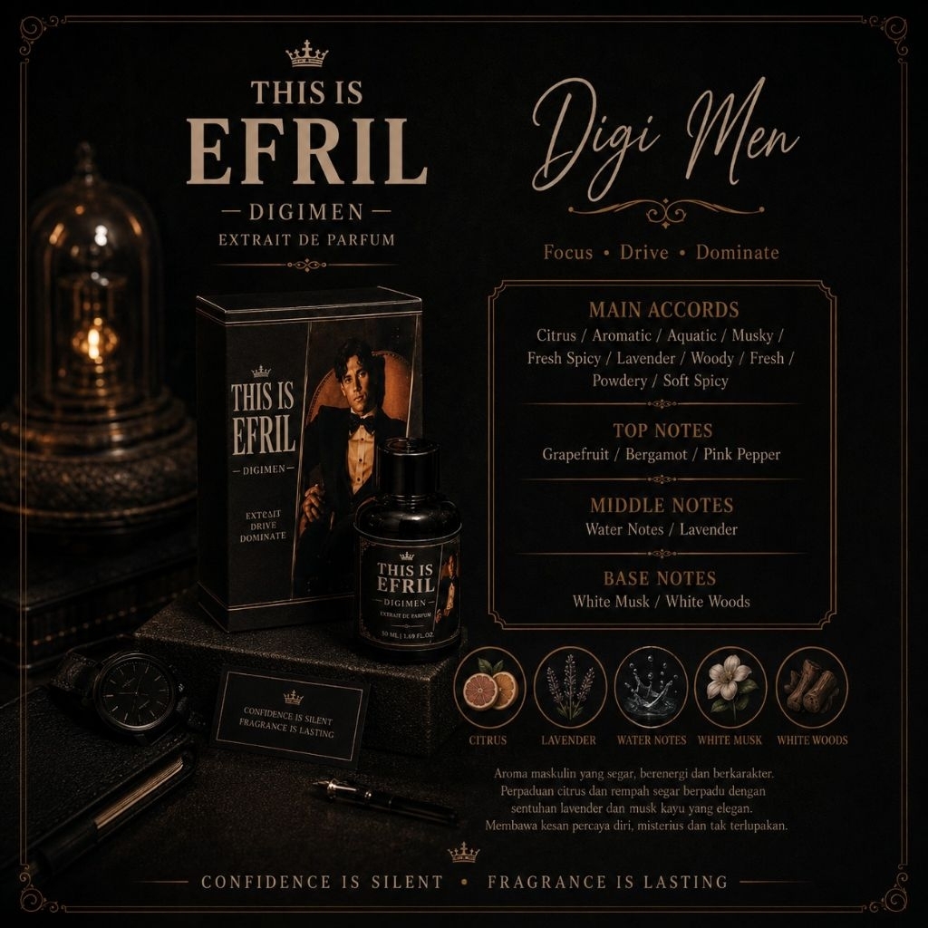 THIS IS EFRIL | DIGI MEN | Extraid De Parfume 35 ml
