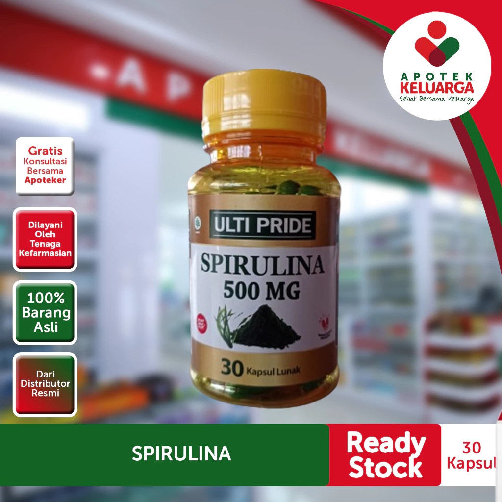 ULTIPRIDE SPIRULINA 500 MG