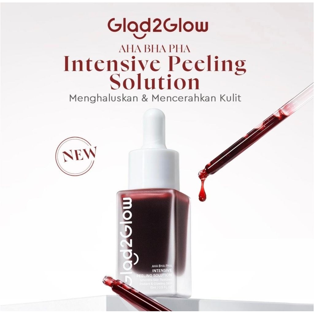 Glad2glow AHA BHA PHA Intenstive Peeling Solution - 15 ml